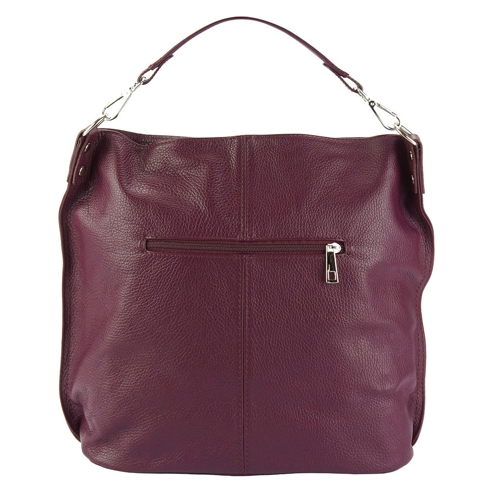The Donata Leather Hobo Bag-0