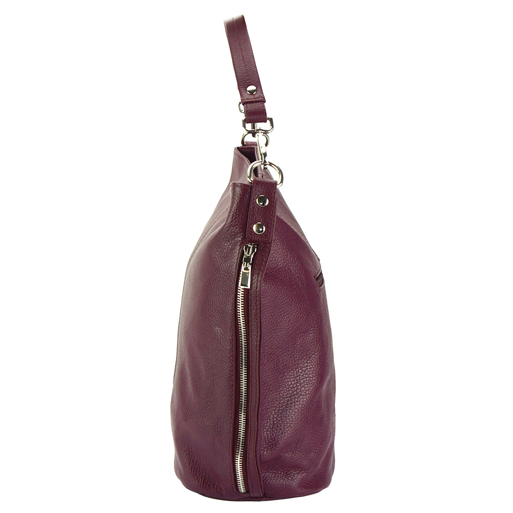 The Donata Leather Hobo Bag-1