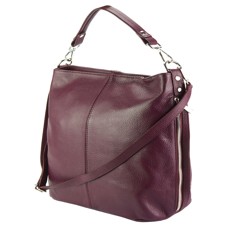 The Donata Leather Hobo Bag-2