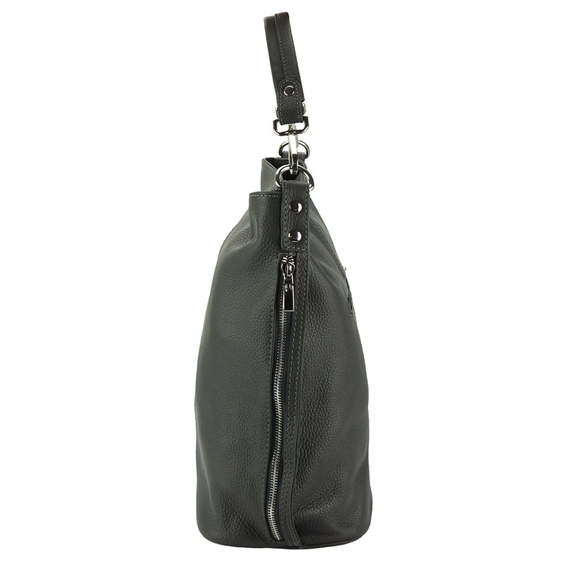 The Donata Leather Hobo Bag-5