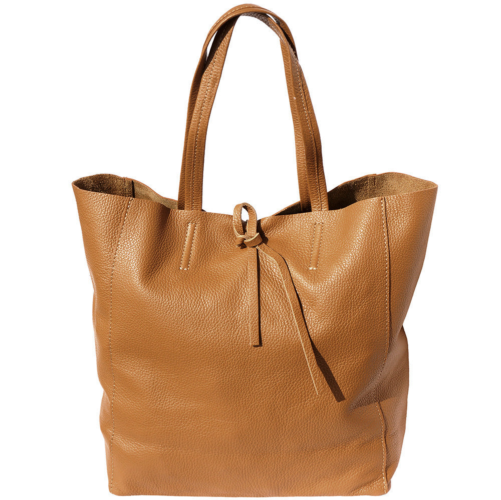 Babila leather bag in tan