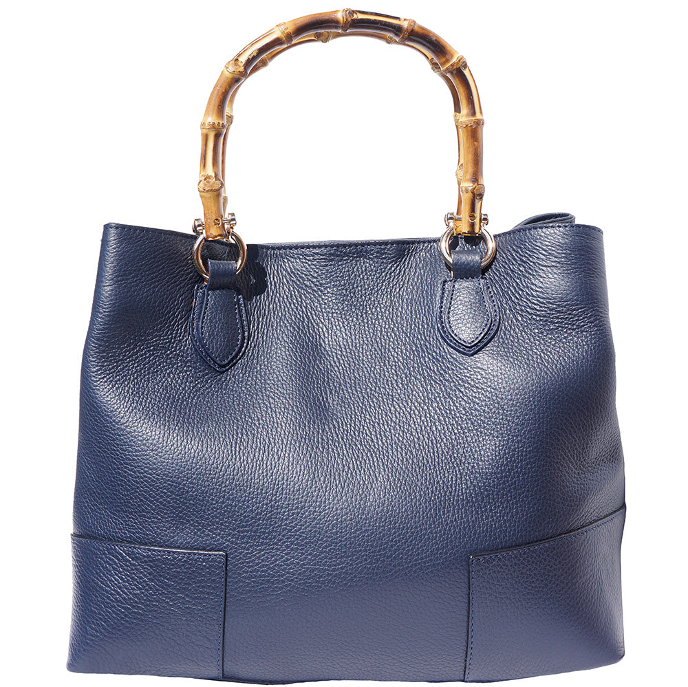 Fabrizia Tuscany Leather Handbag in blue