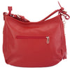 Victoire shoulder bag in calf-skin leather in the color red