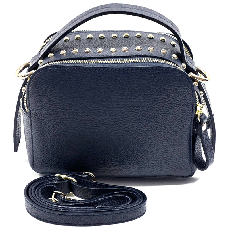 Candy Small leather Bag in dark blue