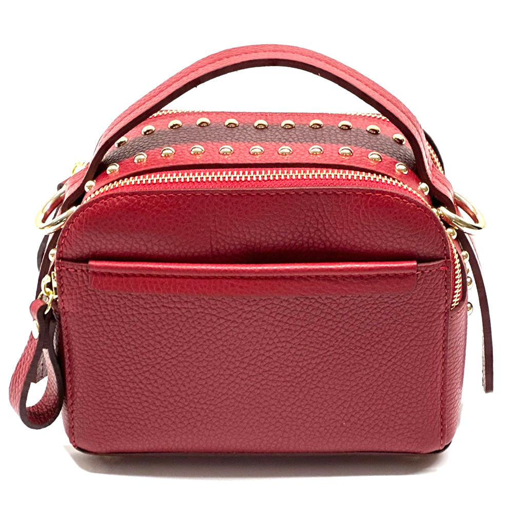 Candy Small leather Bag in light red