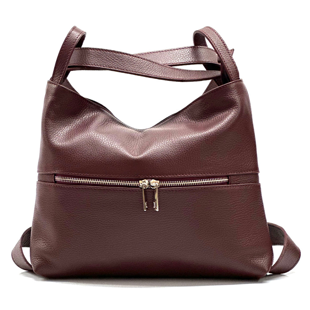 Greta convertible leather backpack-7