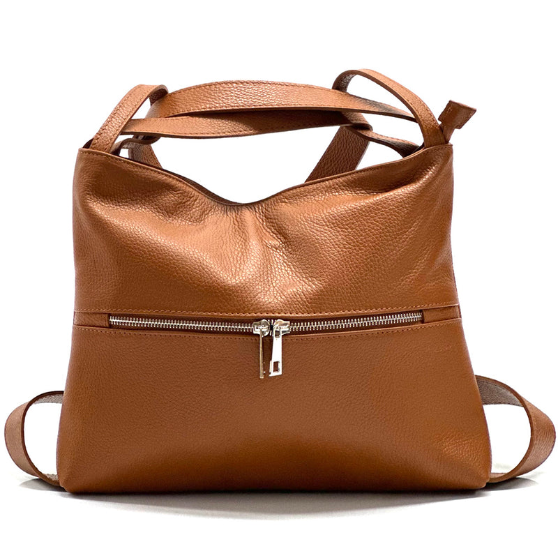 Greta convertible leather backpack-10