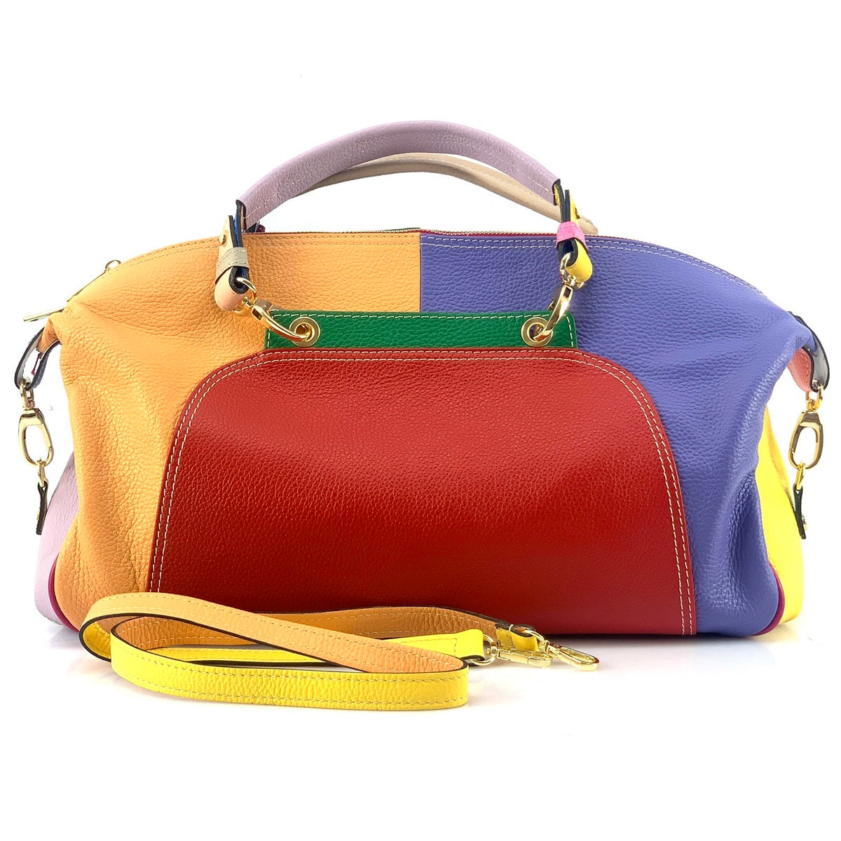 Taziana leather hand bag-6