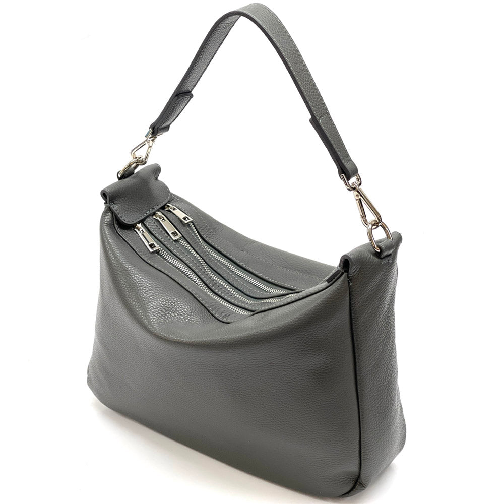 Assunta leather shoulder bag-6