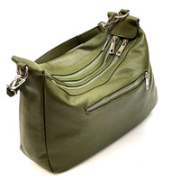 Assunta leather shoulder bag-14