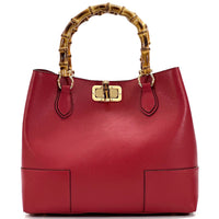Fabrizia Leather Handbag-32
