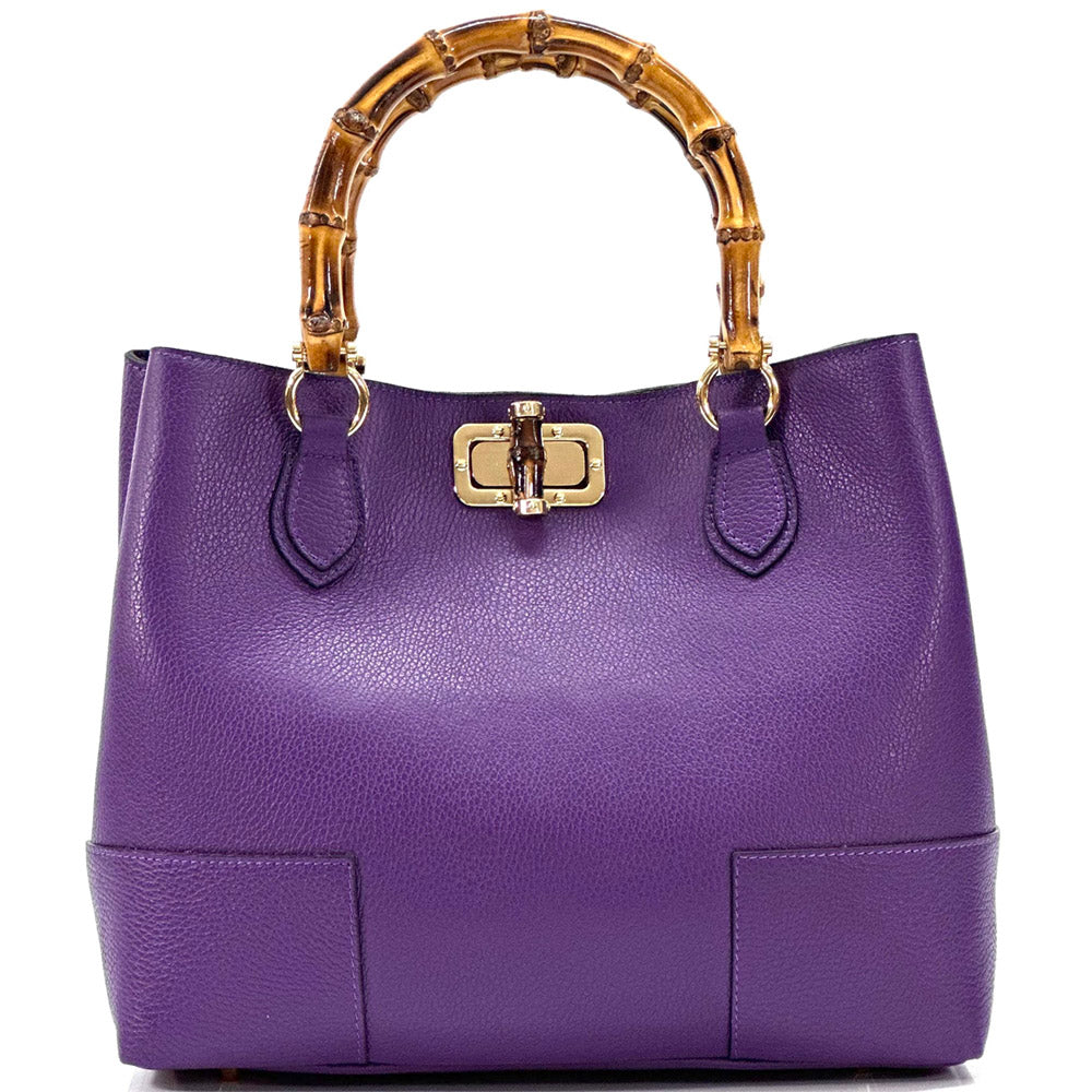 Fabrizia Leather Handbag-35