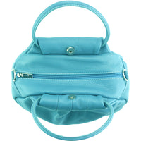 Noemi leather Handbag - top of bag