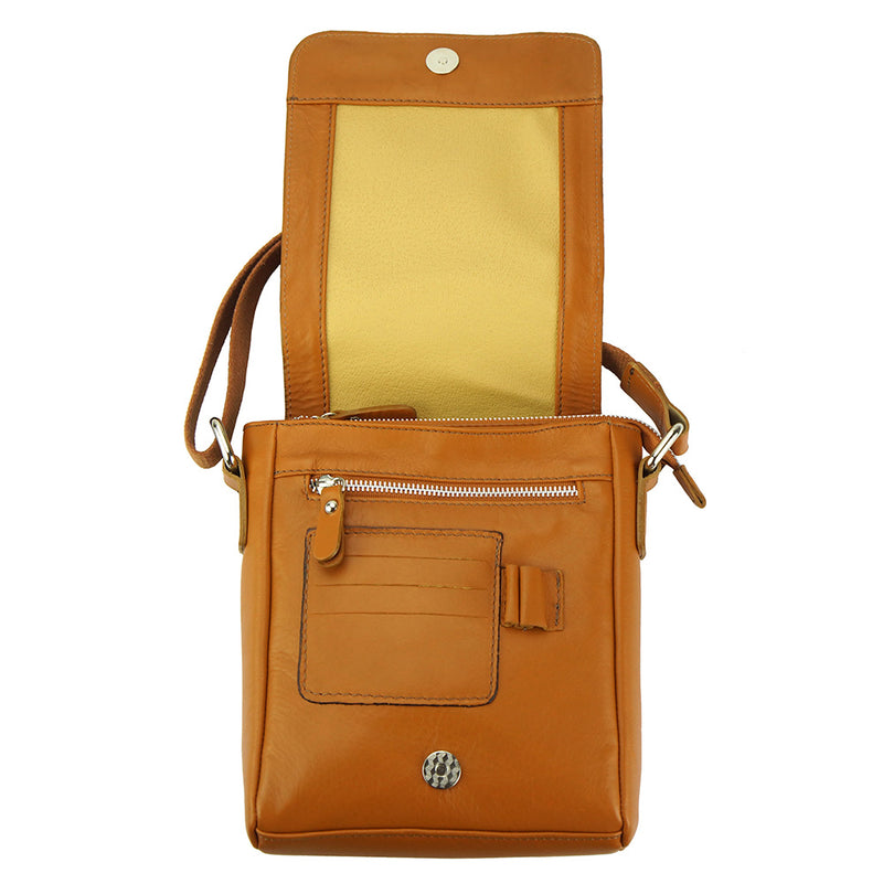 Messenger Camillo with genuine leather-5