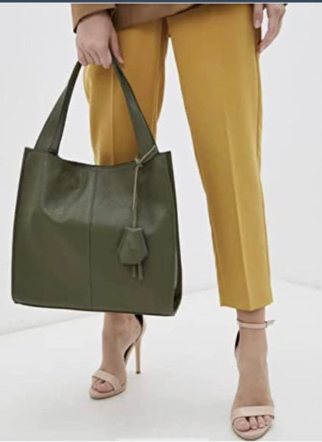 Zoe leather shoulder bag-0