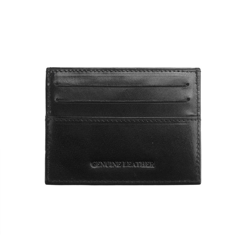 Simple leather card holder V-4
