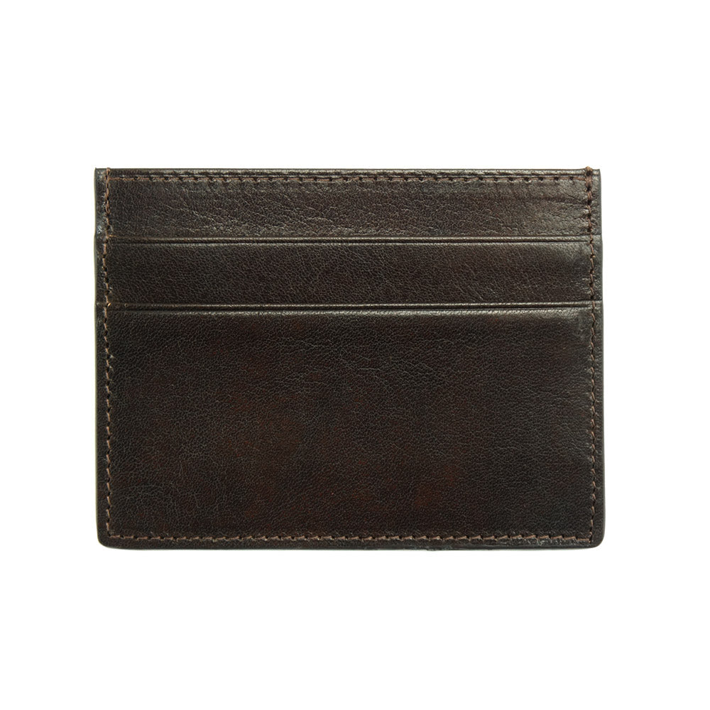 Simple leather card holder V-2