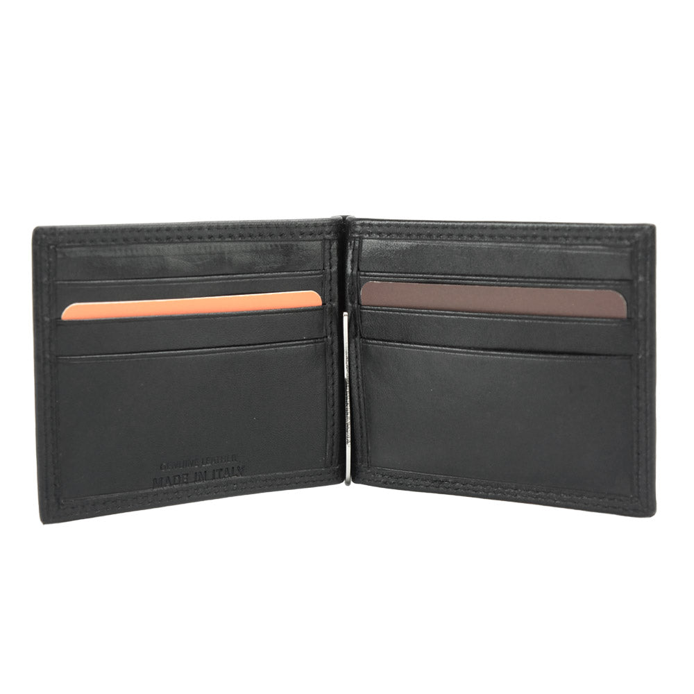 Genuine calfskin Leather wallet Gianni V-0