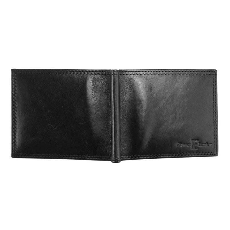 Genuine calfskin Leather wallet Gianni V-1