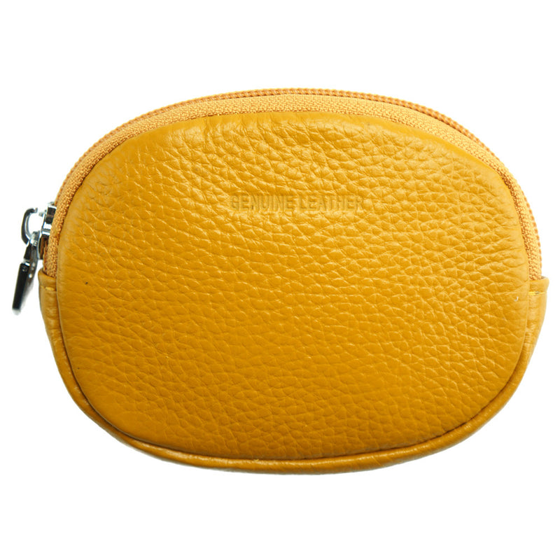 Soft leather coin purse with zip-9
