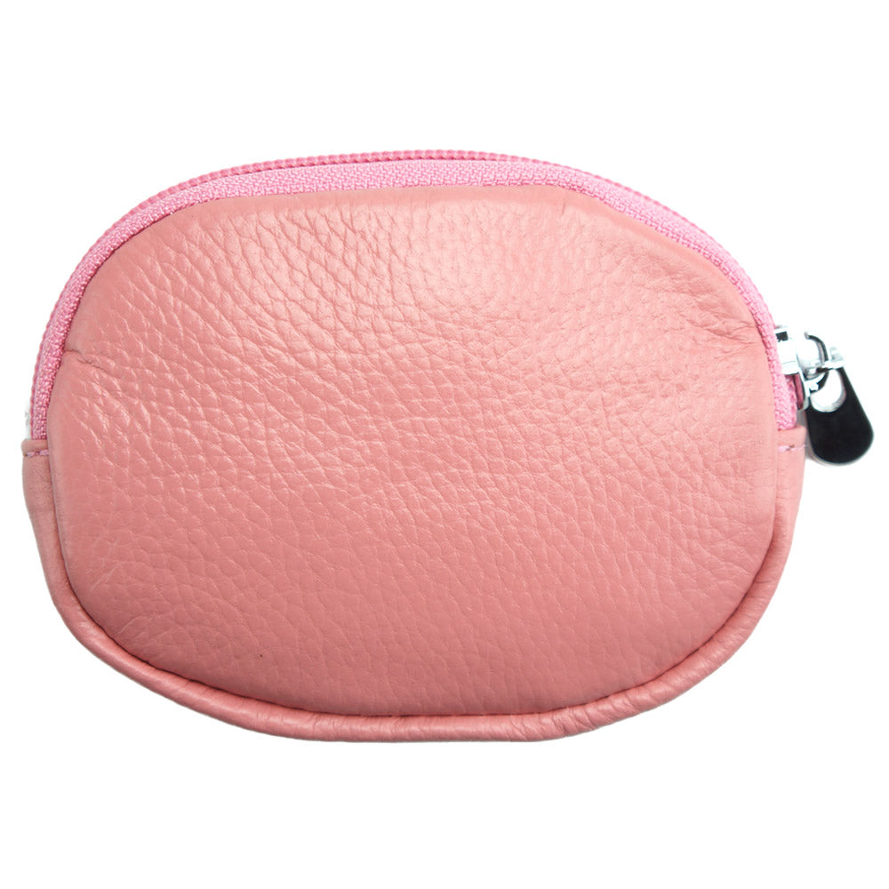 Soft leather coin purse with zip-6