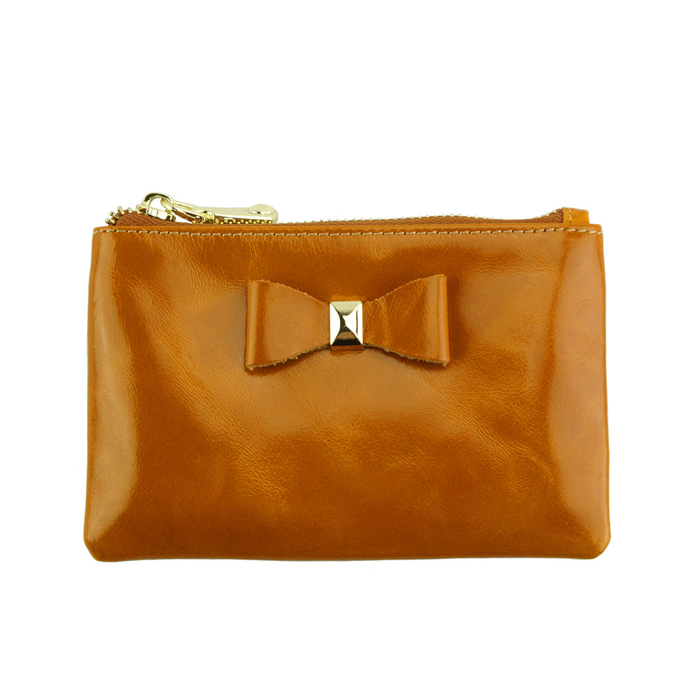 Jessica Leather Coin Card Holder-5