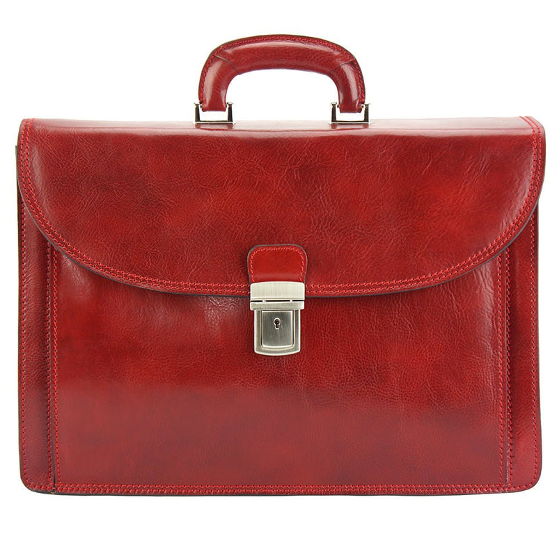 Filippo Leather Business Briefcase - Leather Italiano