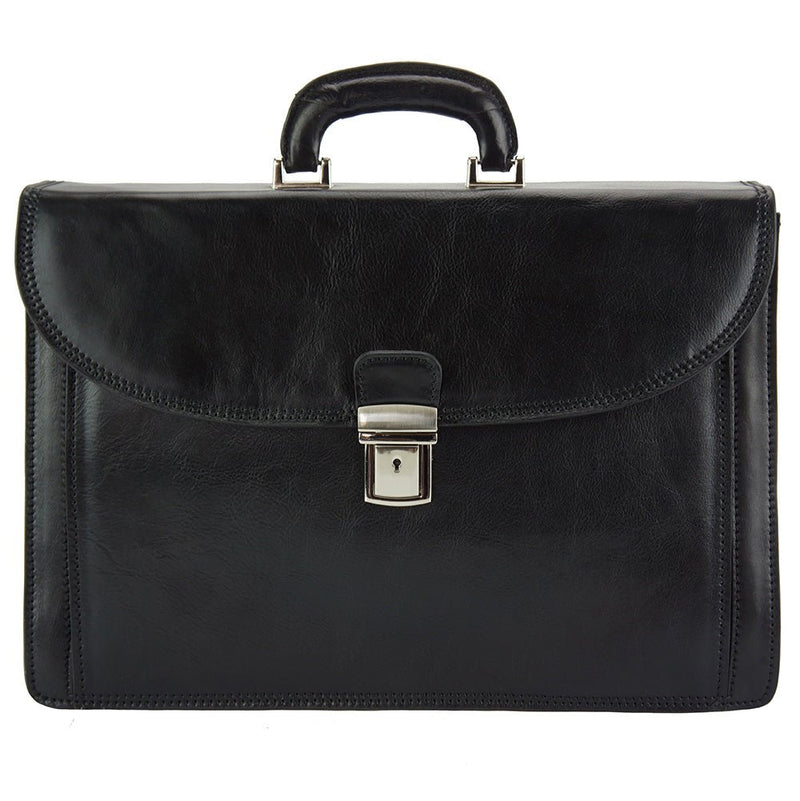 Filippo Leather Business Briefcase - Leather Italiano