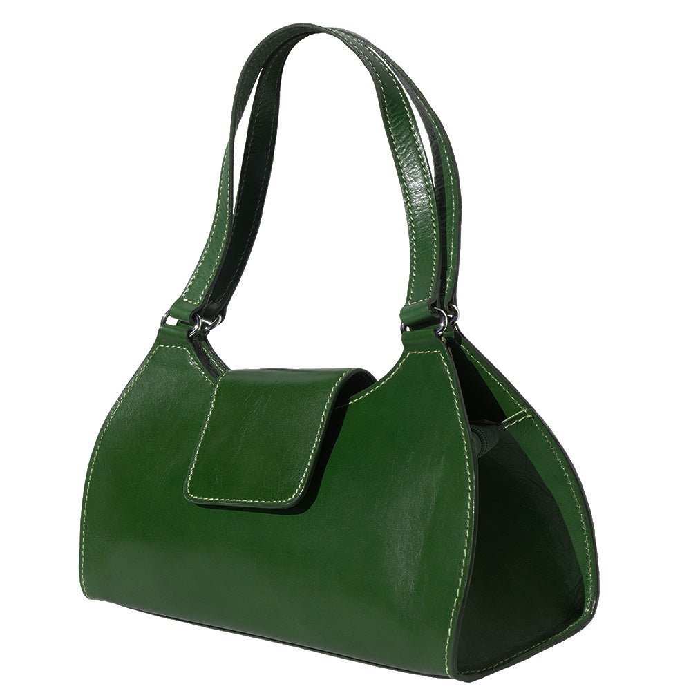 Floriana leather Handbag - Leather Italiano