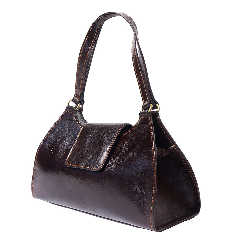 Floriana leather Handbag - Leather Italiano