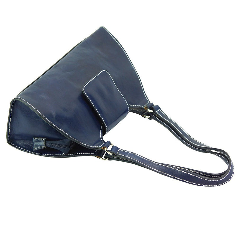 Floriana leather Handbag - Leather Italiano