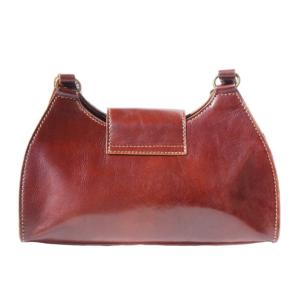 Floriana leather Handbag - Leather Italiano