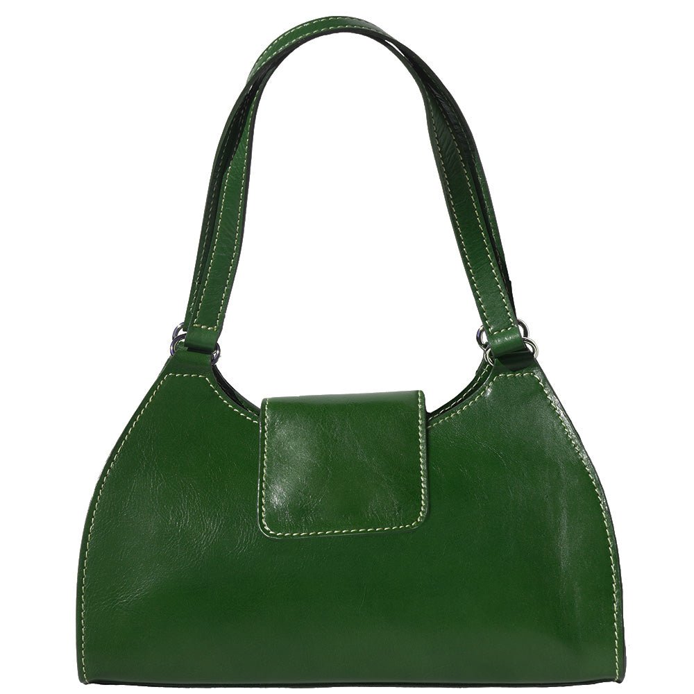 Floriana leather Handbag - Leather Italiano
