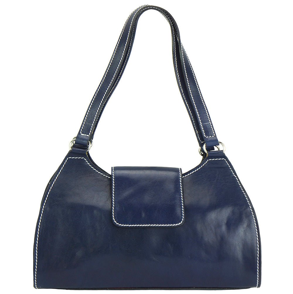 Floriana leather Handbag - Leather Italiano