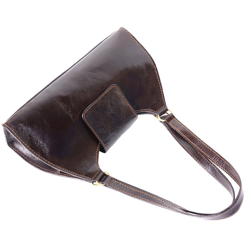 Floriana leather Handbag - Leather Italiano