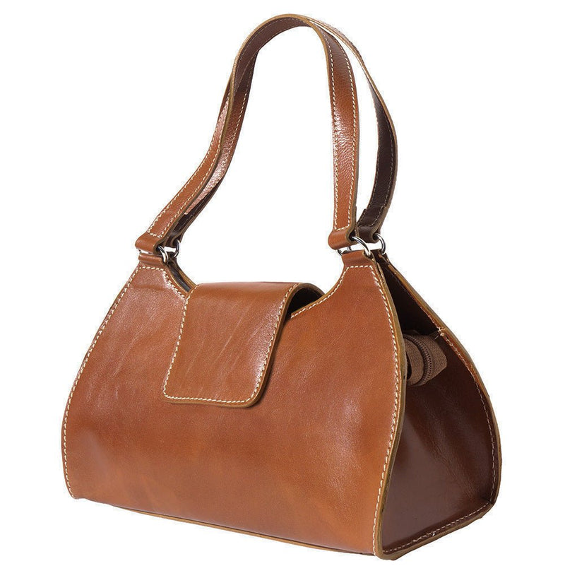 Floriana leather Handbag - Leather Italiano