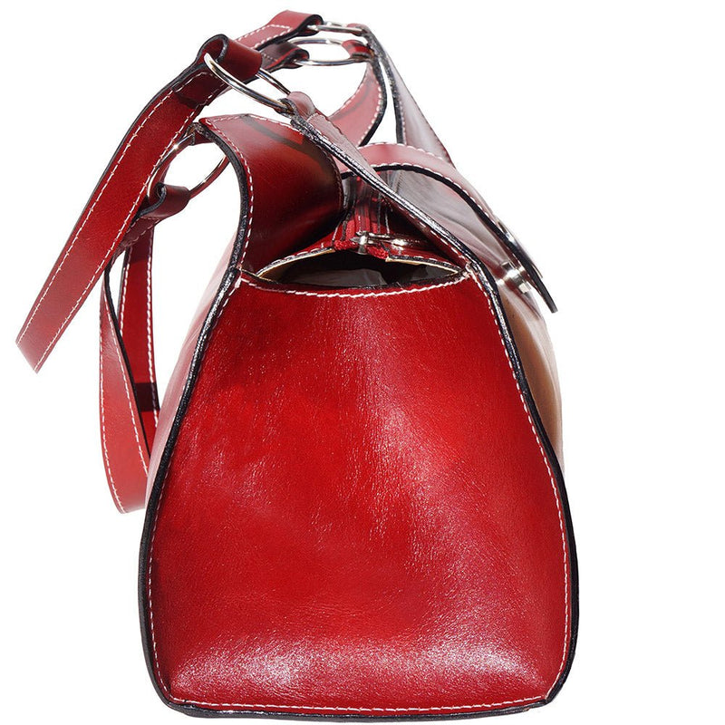 Florina GM: The Classic Leather Side Bag for Women - Leather Italiano