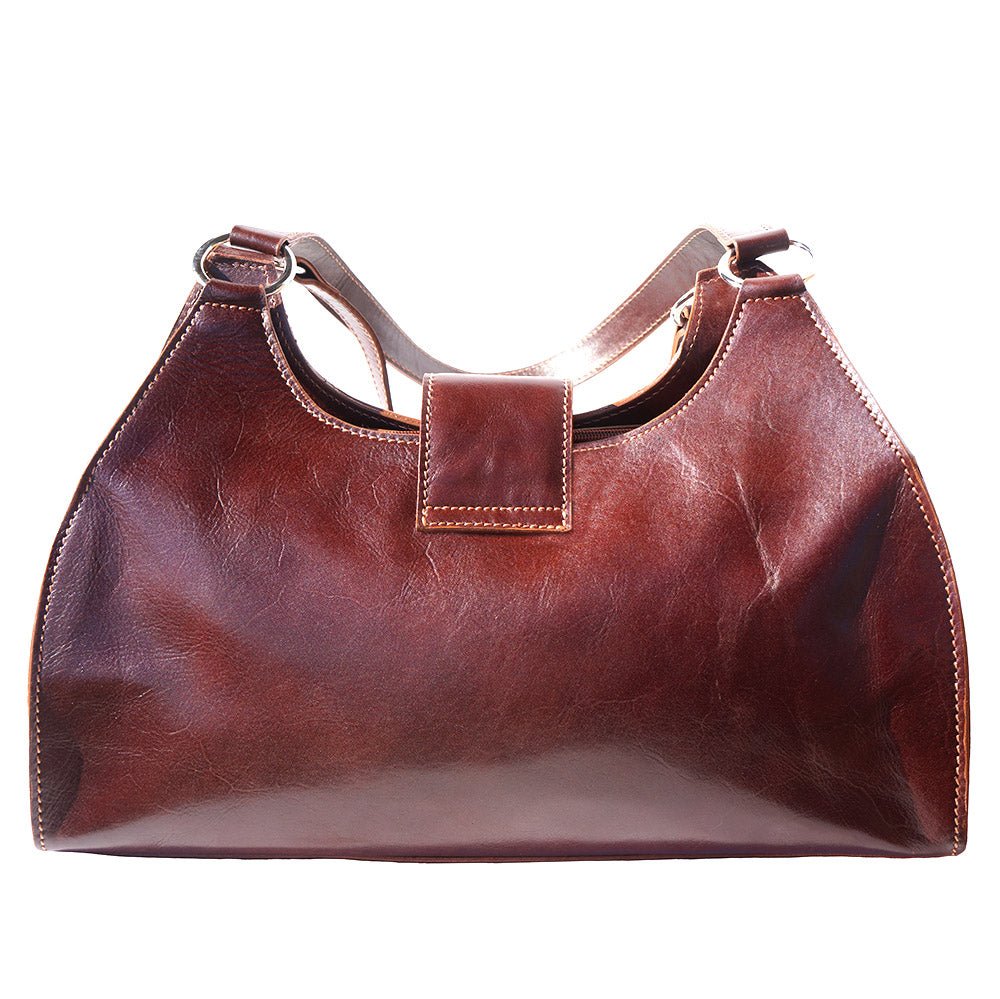 Florina GM: The Classic Leather Side Bag for Women - Leather Italiano