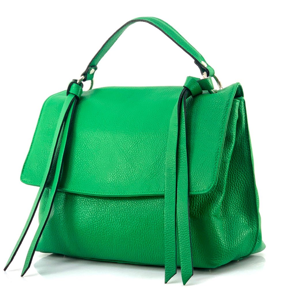 Freestyle Purple Leather Satchel: A Versatile Essential - Leather Italiano