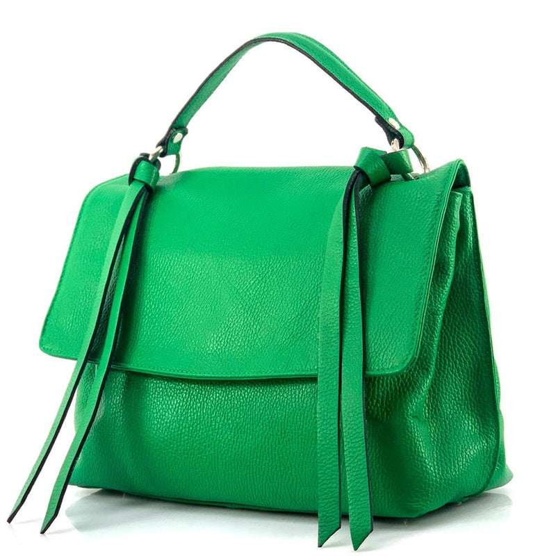 Freestyle Purple Leather Satchel: A Versatile Essential - Leather Italiano