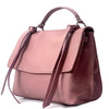 Freestyle Purple Leather Satchel: A Versatile Essential - Leather Italiano
