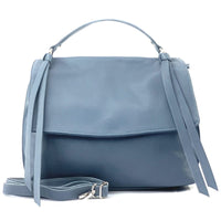 Freestyle Purple Leather Satchel: A Versatile Essential - Leather Italiano