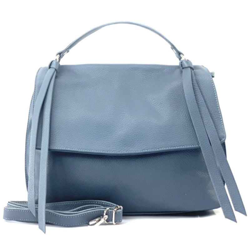 Freestyle Purple Leather Satchel: A Versatile Essential - Leather Italiano