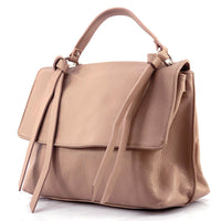 Freestyle Purple Leather Satchel: A Versatile Essential - Leather Italiano