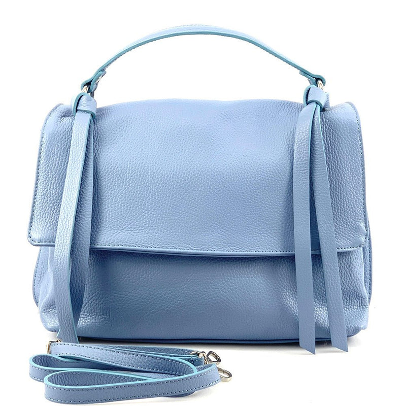 Freestyle Purple Leather Satchel: A Versatile Essential - Leather Italiano