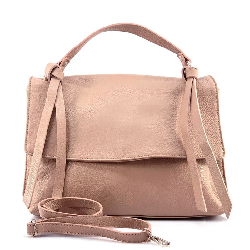 Freestyle Purple Leather Satchel: A Versatile Essential - Leather Italiano