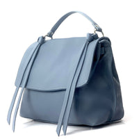 Freestyle Purple Leather Satchel: A Versatile Essential - Leather Italiano