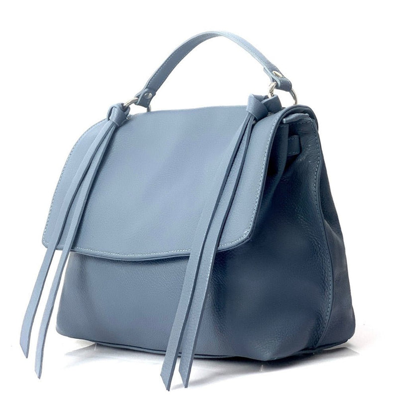 Freestyle Purple Leather Satchel: A Versatile Essential - Leather Italiano