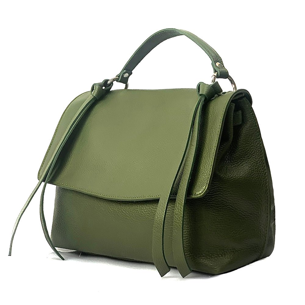 Freestyle Purple Leather Satchel: A Versatile Essential - Leather Italiano