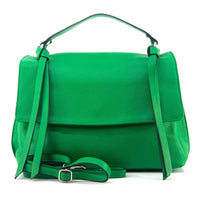 Freestyle Purple Leather Satchel: A Versatile Essential - Leather Italiano